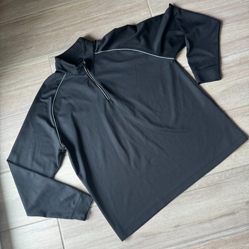 Greg Norman Black 1/3 Zip Pullover Men's XXL